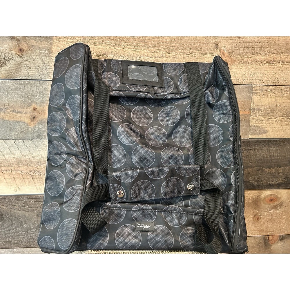 Thirty-one Thermal Insulated Black Dots Tote Bag for Pot‎ Lucks